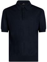 ETRO Pegasus-embroidery polo shirt - Bleu