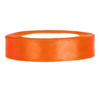 Satijnlint op rol 12mm (25m) Oranje