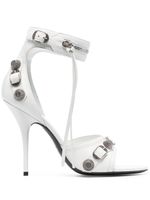 Balenciaga sandales Cagole 110 mm en cuir - Blanc