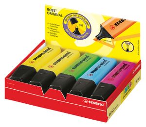 Markeerstift STABILO Boss original 70/10-1 doos ÃƒÆ’ 10 (4) kleuren