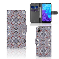 Huawei Y5 (2019) Bookcase Flower Tiles - thumbnail