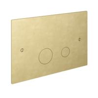 Hotbath Cobber bedieningspaneel voor de Geberit UP320 geborsteld messing