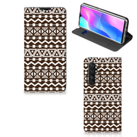 Xiaomi Mi Note 10 Lite Hoesje met Magneet Aztec Brown - thumbnail