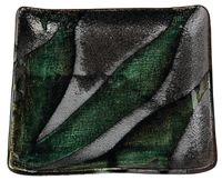 Groen/Grijs Vierkant Bord - Green Grey Series - 18 x 18cm