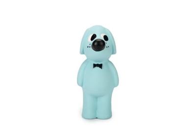 Beeztees puppy musty - hondenspeelgoed - latex - blauw - 13 cm