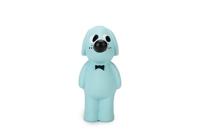 Beeztees puppy musty - hondenspeelgoed - latex - blauw - 13 cm