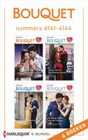 Bouquet e-bundel nummers 4141 - 4144 - Natalie Anderson, Maya Blake, Caitlin Crews, Melanie Milburne - ebook - thumbnail