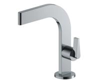 Wiesbaden Alpha toiletkraan staand plat chroom