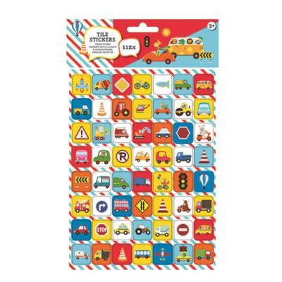 W&o Stickervel 20,5 X 15 Cm Papier 112-delig Rood