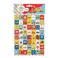 W&o Stickervel 20,5 X 15 Cm Papier 112-delig Rood