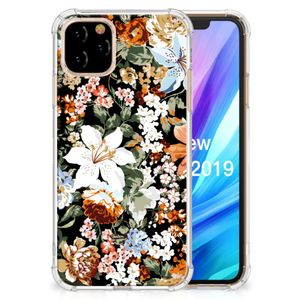 Case voor Apple iPhone 11 Pro Dark Flowers