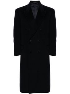 Pierre Cardin Pre-Owned manteau à boutonnière croisée (années 1970) - Bleu