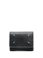 Maison Margiela four-stitch logo folded wallet - Noir