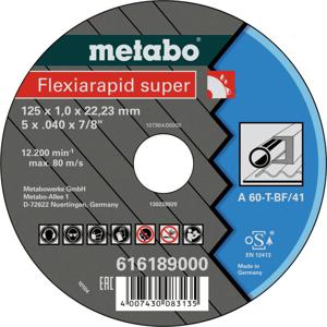 Metabo 616189000 Doorslijpschijf recht 25 stuk(s)