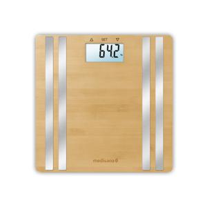 Medisana BS 550 Connect Digitale personenweegschaal Weegbereik (max.): 180 kg Bamboe Met Bluetooth