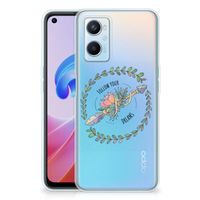 OPPO A96 | OPPO A76 Telefoonhoesje met Naam Boho Dreams