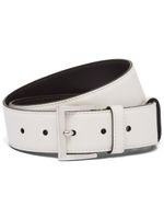 Prada ceinture en cuir à boucle - Blanc