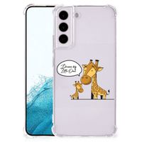 Samsung Galaxy S22 Plus Stevig Bumper Hoesje Giraffe - thumbnail