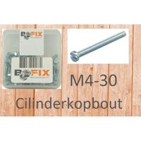 Bofix - Cilinderkopbout m4x30 verzinkt 50st