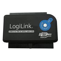 LogiLink AU0028A tussenstuk voor kabels USB 3.0 IDE/SATA Zwart