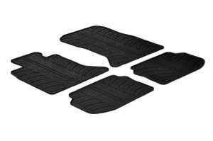 Rubbermatten passend voor BMW 5 serie F10/F11 2010- (T-Design 4-delig + montageclips) GL0351