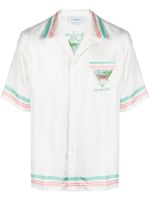 Casablanca chemise Tennis Club en soie