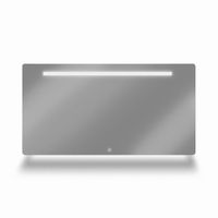 Looox Ml line spiegel - 140x70 led verlichting onder plus geintegreerd SPML1-1400-700