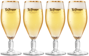 La Trappe Bierglas Witte Trappist - 300 ml - 4 stuks