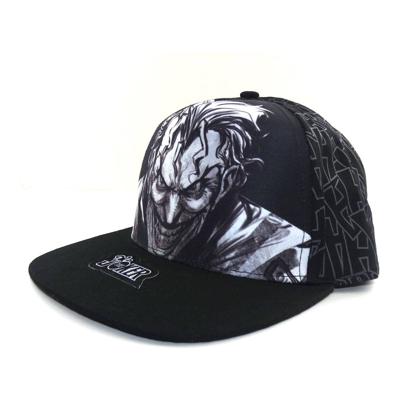 DC The Joker Curved Bill Cap Joker All Over