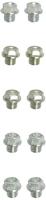 KS Tools 430.1026 Olieaftapplug, buitenzeskant, 17mm, M14x1,5x13mm, 10 per pak