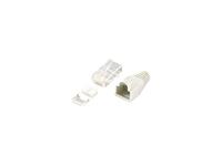 Equip 121175 kabel-connector RJ-45 Transparant, Wit
