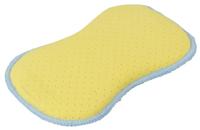 Protecton 2 in 1 spons 17 x 10 cm microvezel blauw/geel