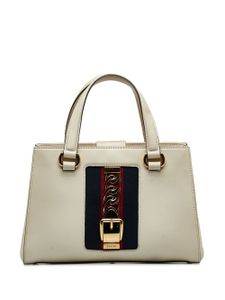 Gucci Pre-Owned sac à main Sylvie en cuir (2015-2022) - Blanc