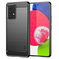 Samsung Galaxy A53 5G Mofi Carbon Fiber TPU Case - Zwart