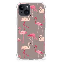 iPhone 15 Plus Case Anti-shock Flamingo