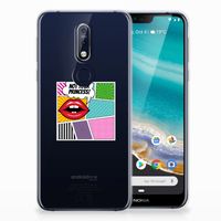 Nokia 7.1 Silicone Back Cover Popart Princess - thumbnail