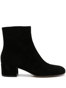 Gianvito Rossi bottines en daim 45 mm - Noir