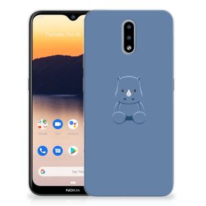 Nokia 2.3 Telefoonhoesje met Naam Baby Rhino