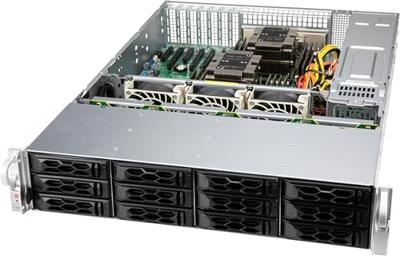 Supermicro CSE-LA26E1C4-R609LP behuizing 2U 600W Scla2644 zwart