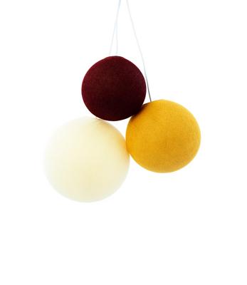 Drievoudige hanglamp 1 punt - Honey Red