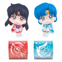 Sailor Moon Cosmos Look Up PVC Statues Eternal Sailor Mercury & Eternal Sailor Mars Set 11 Cm - thumbnail