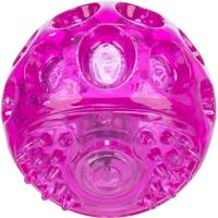 TRIXIE hond knipperbal, roze, ø 6 cm, 33642, activering door impact, 50 uur lichtduur