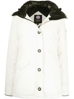 Canada Goose parka à patch logo - Blanc