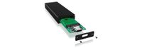 ICY BOX 60482 M.2 harde schijf-behuizing M.2 PCIe NVMe SSD USB-C USB 3.2 (Gen 2) - thumbnail