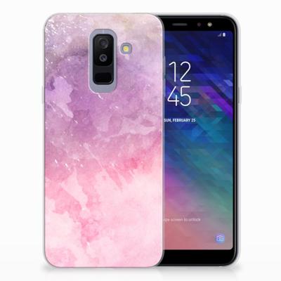 Hoesje maken Samsung Galaxy A6 Plus (2018) Pink Purple Paint