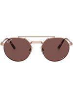 Ray-Ban lunettes de soleil rondes Jack Titanium - Or - thumbnail