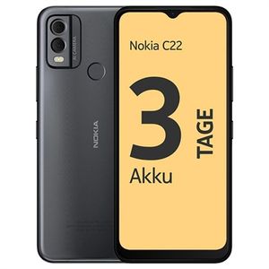 Nokia C22 - 64GB - Midnight Zwart