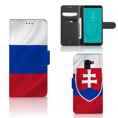 Samsung Galaxy J6 2018 Bookstyle Case Slowakije Samsung Galaxy J6 2018 Bookstyle Case Slowakije