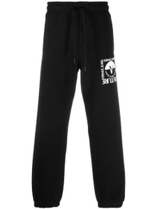 Versace Jeans Couture pantalon de jogging à logo imprimé - Noir