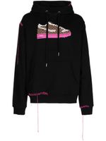 Mostly Heard Rarely Seen 8-Bit hoodie en coton à imprimé graphique - Noir